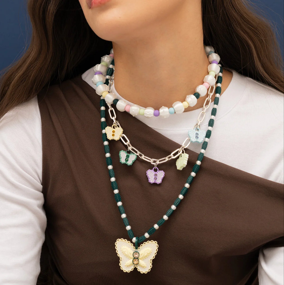 BUTTERFLY MIX NECKLACE