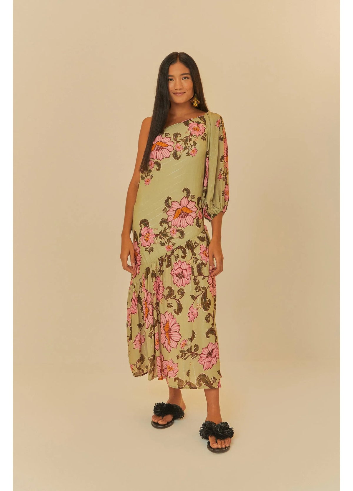 Vestido Longo Aurora Floral