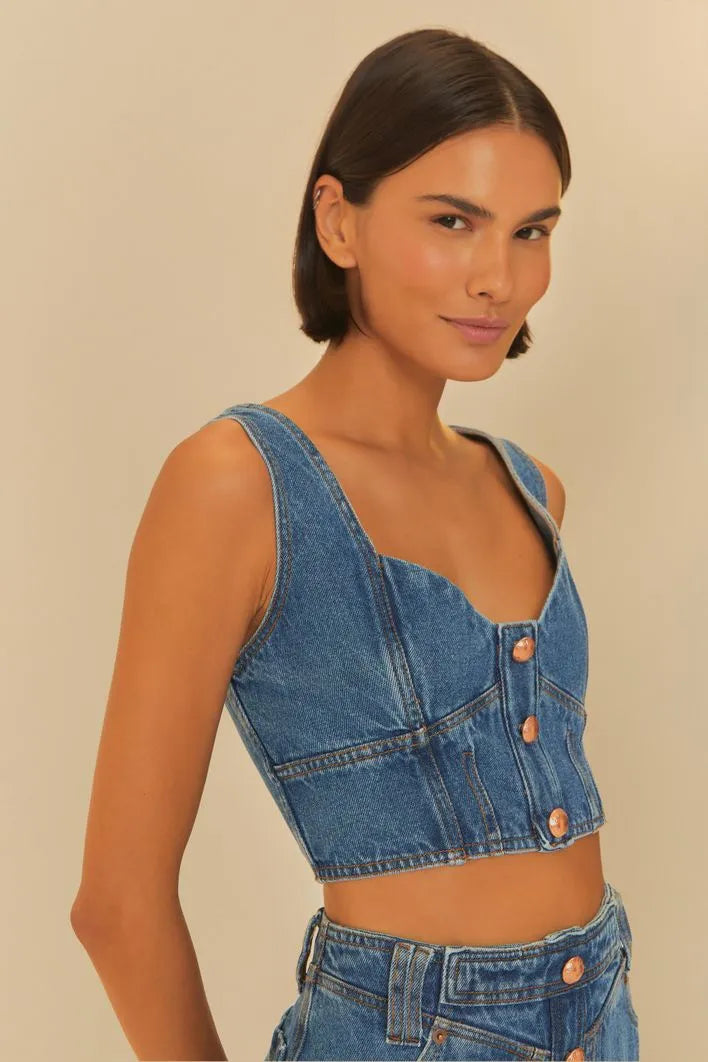 Top Jeans Recortes