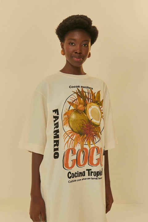 Vestido Tshirt Coco Cocina Tropical