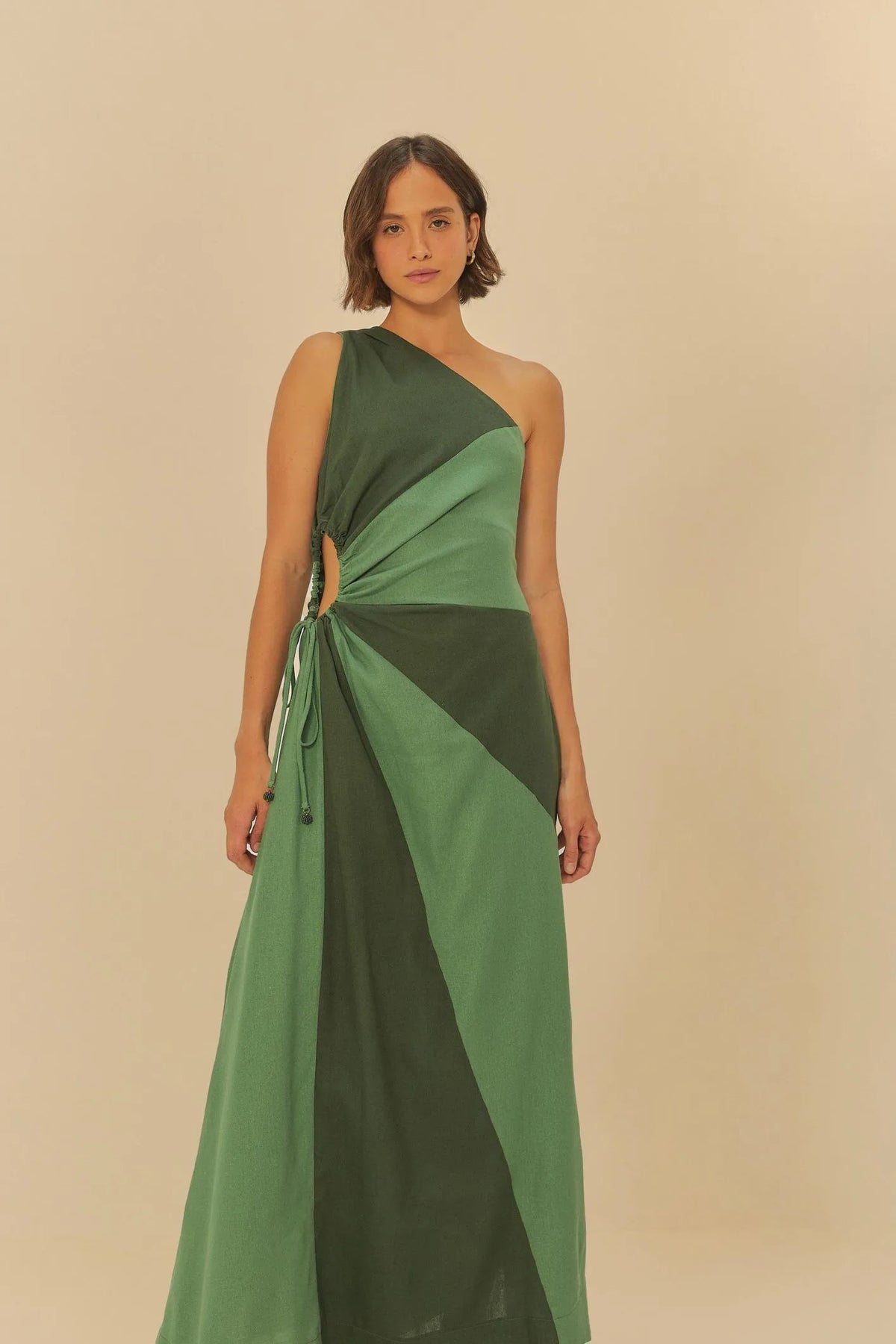 Vestido Ombro So Patch Colorido