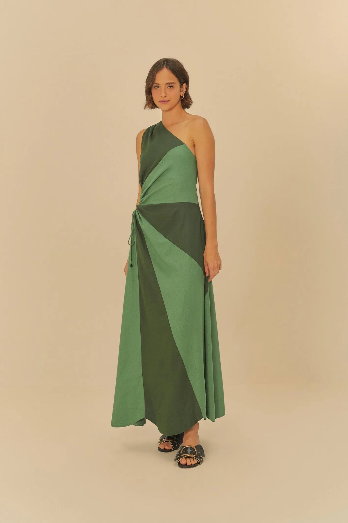 Vestido Ombro So Patch Colorido