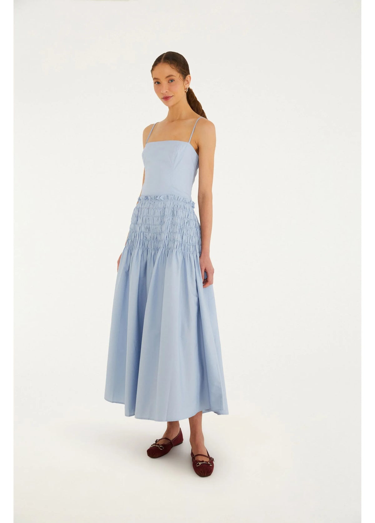 VESTIDO MIDI LASTEX