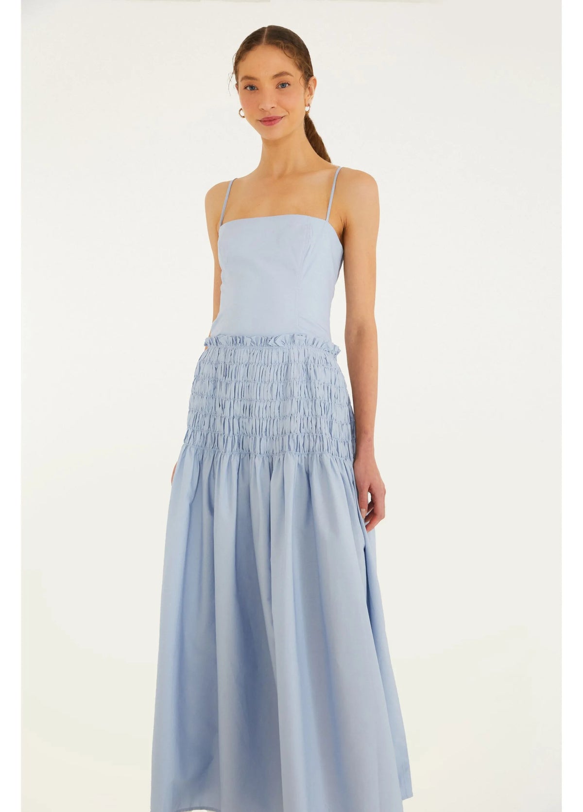 VESTIDO MIDI LASTEX