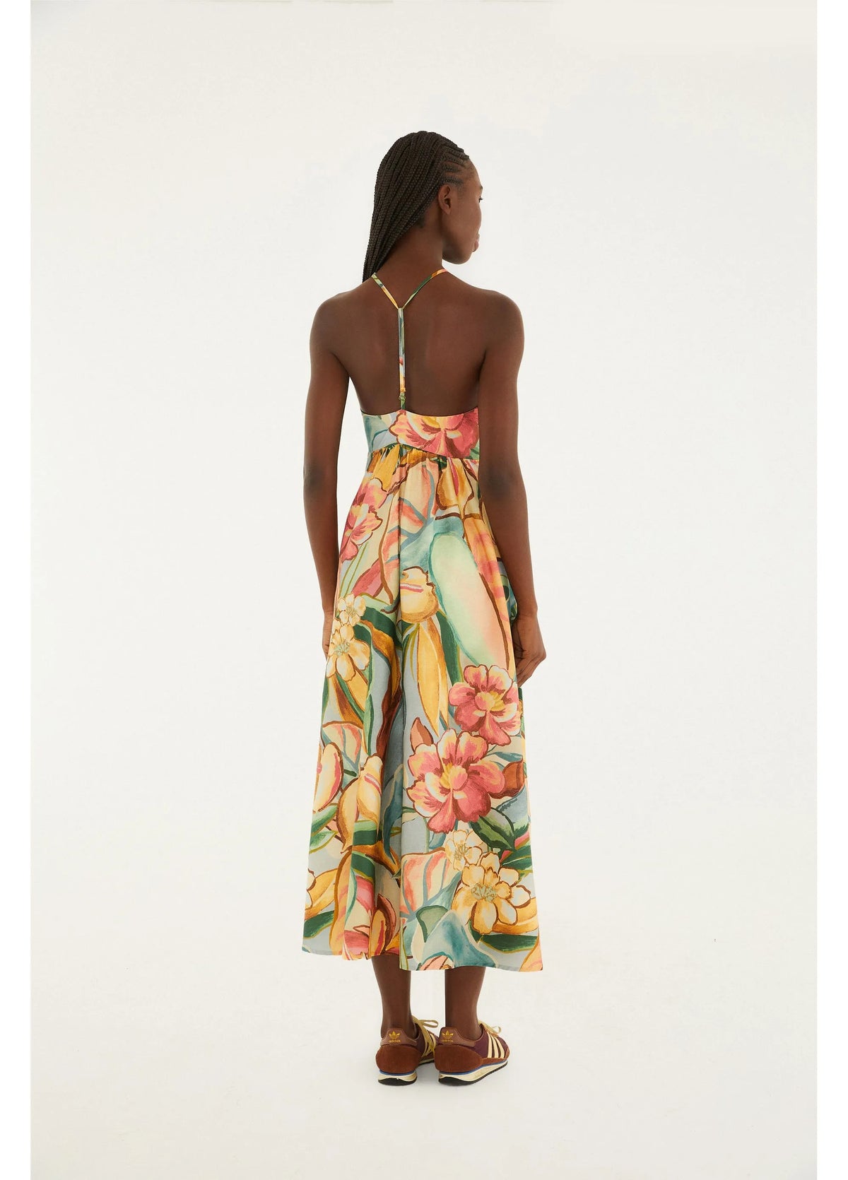 Vestido Folhagem de Inverno