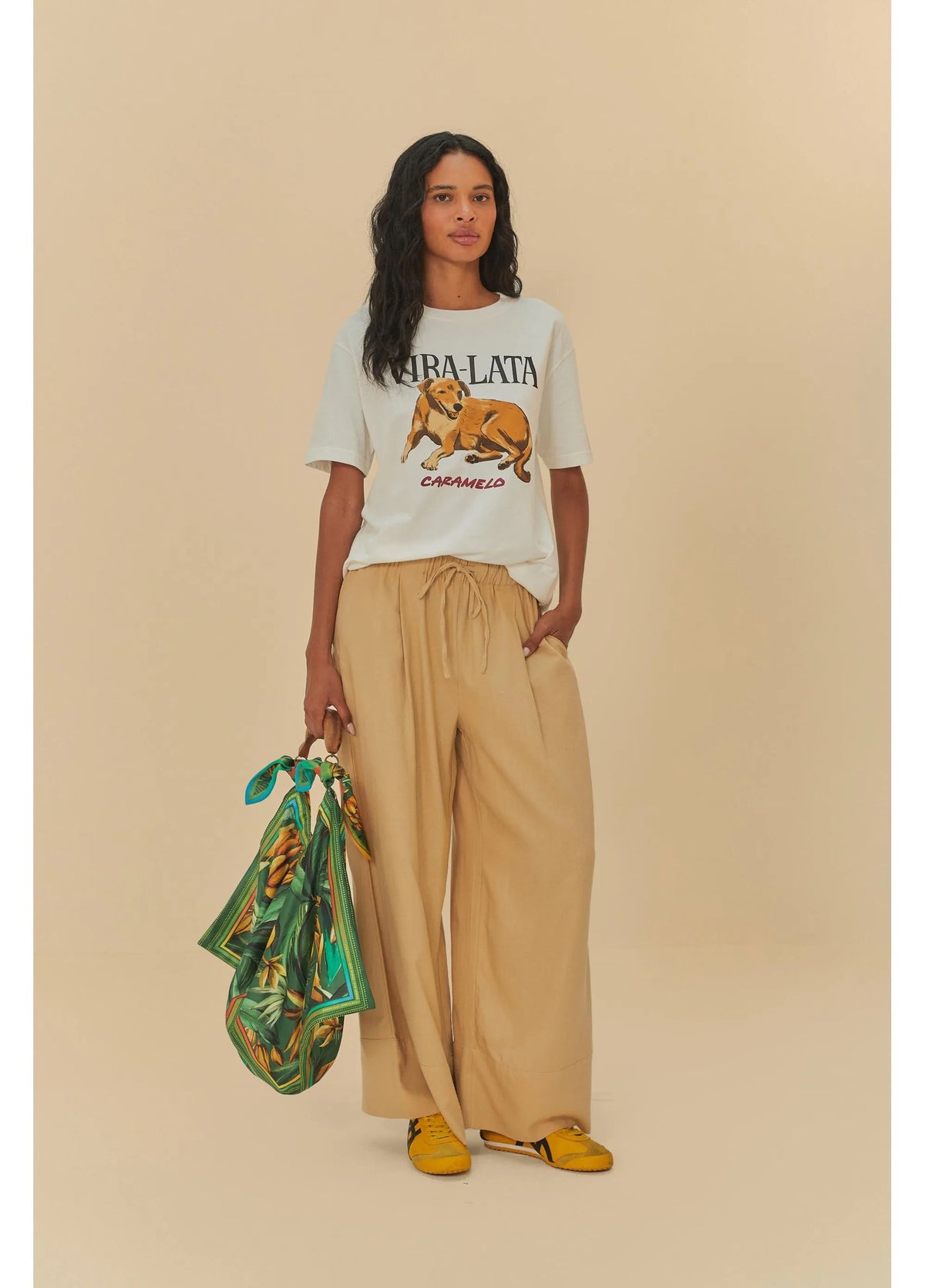 T-Shirt Media Vira Lata Off White