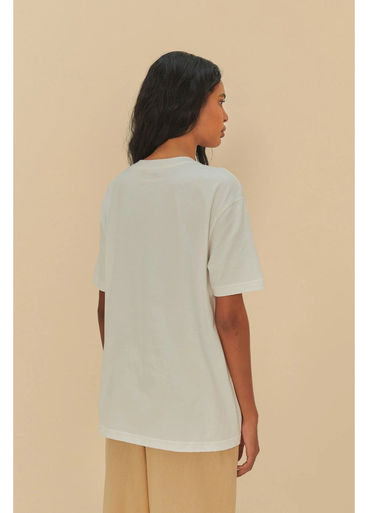 T-Shirt Media Vira Lata Off White