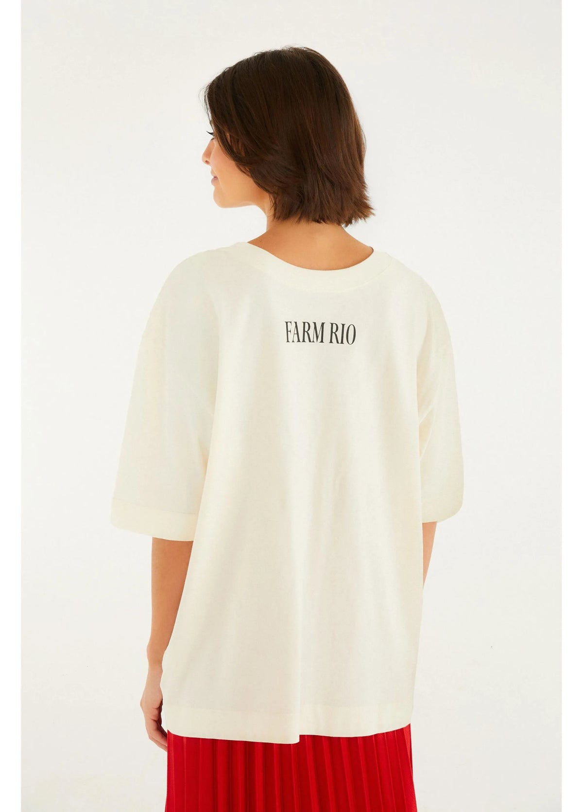 T Shirt Over Farm Rio Rosa