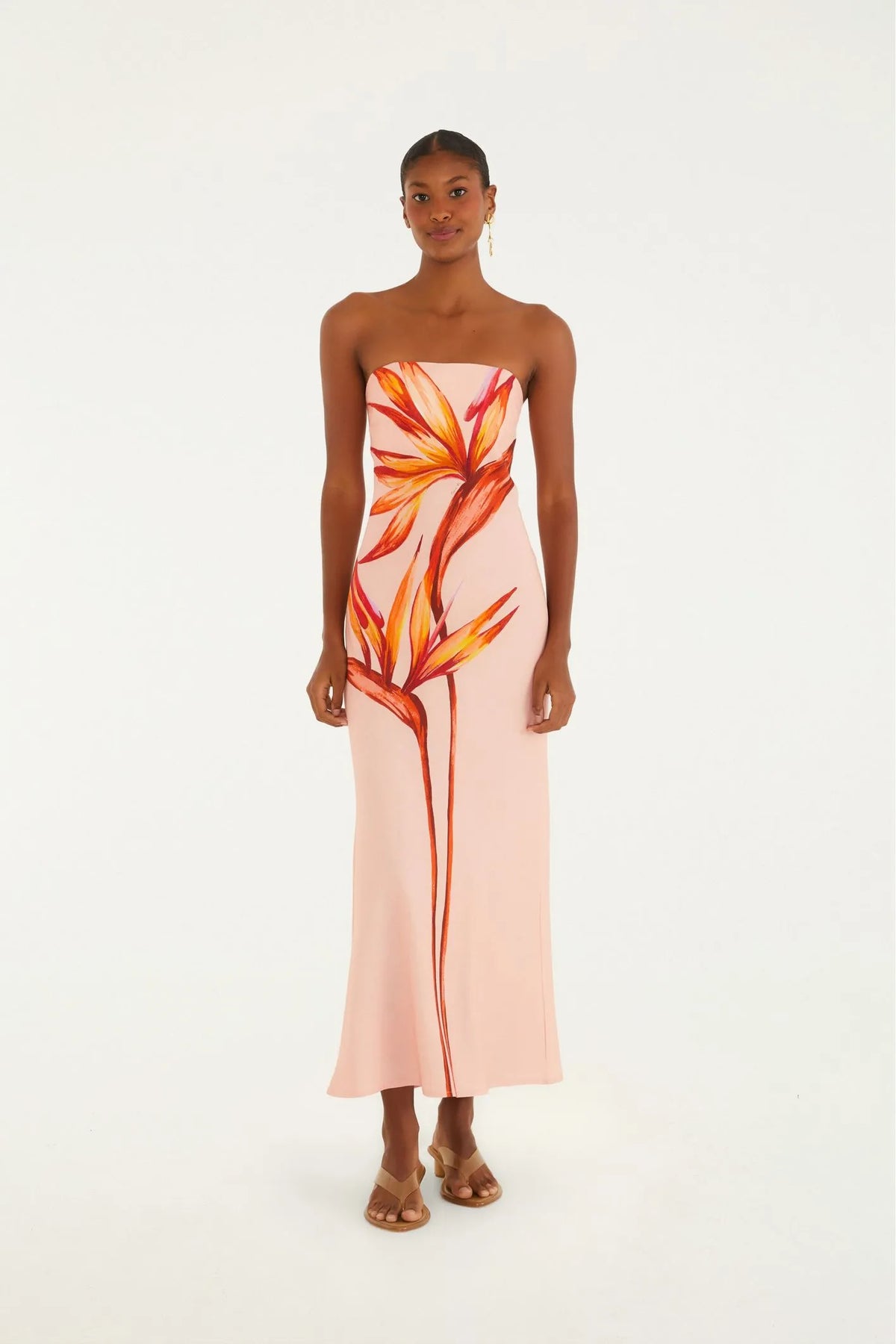 VESTIDO SEM ALÇA MAXI ESTRELICIA E