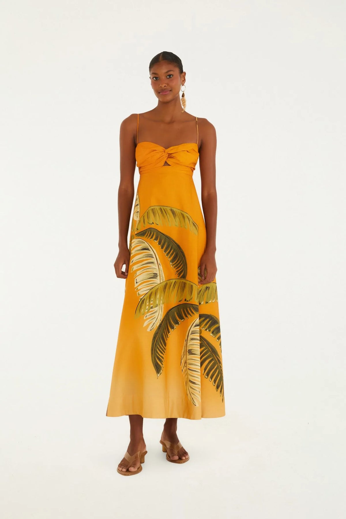 VESTIDO ITACARE COQUEIRO LARANJA