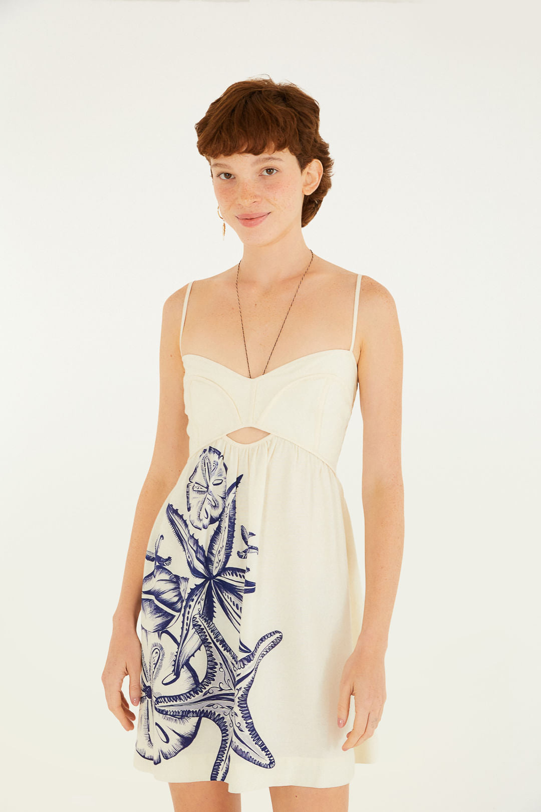 Vestido Mini Estampado Mar de Estrellas