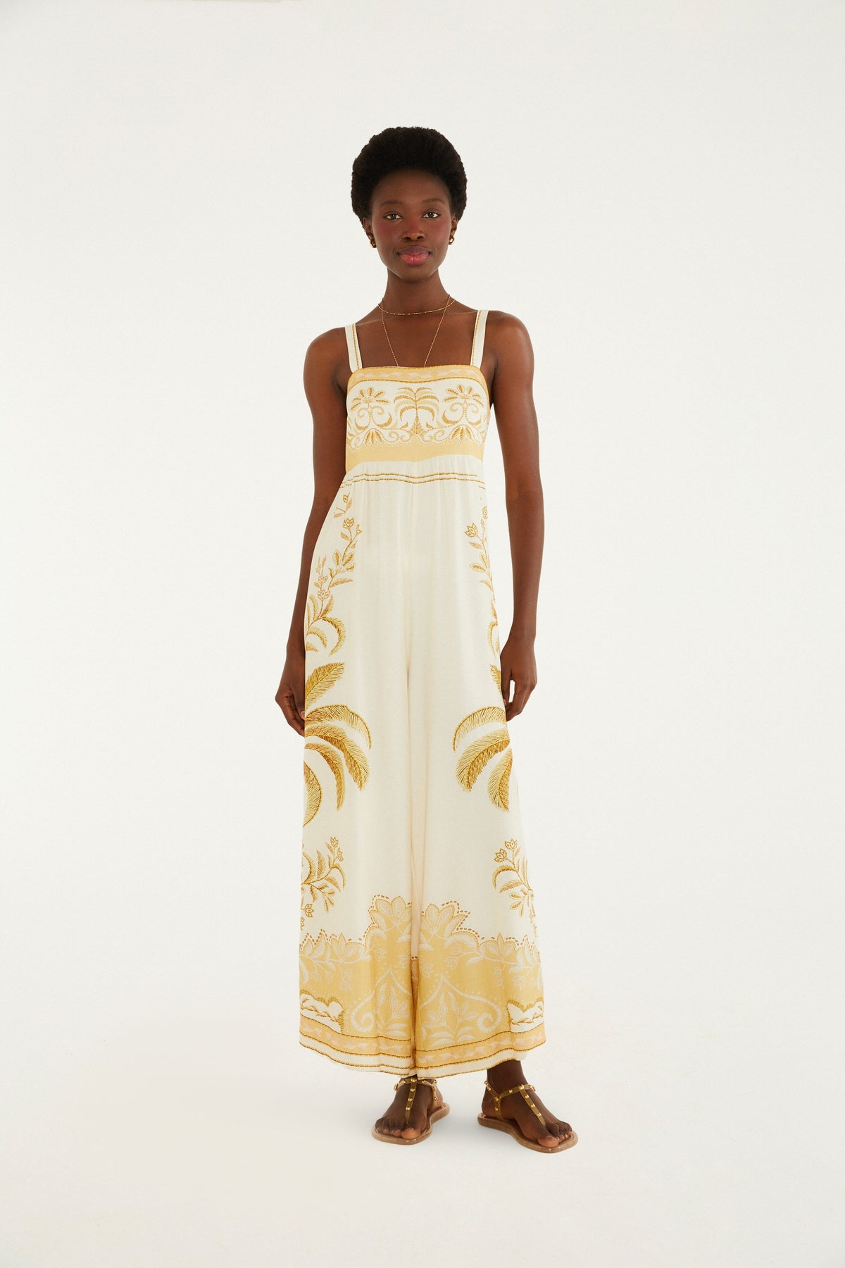 Jumpsuit  Estampado paisaje tropical