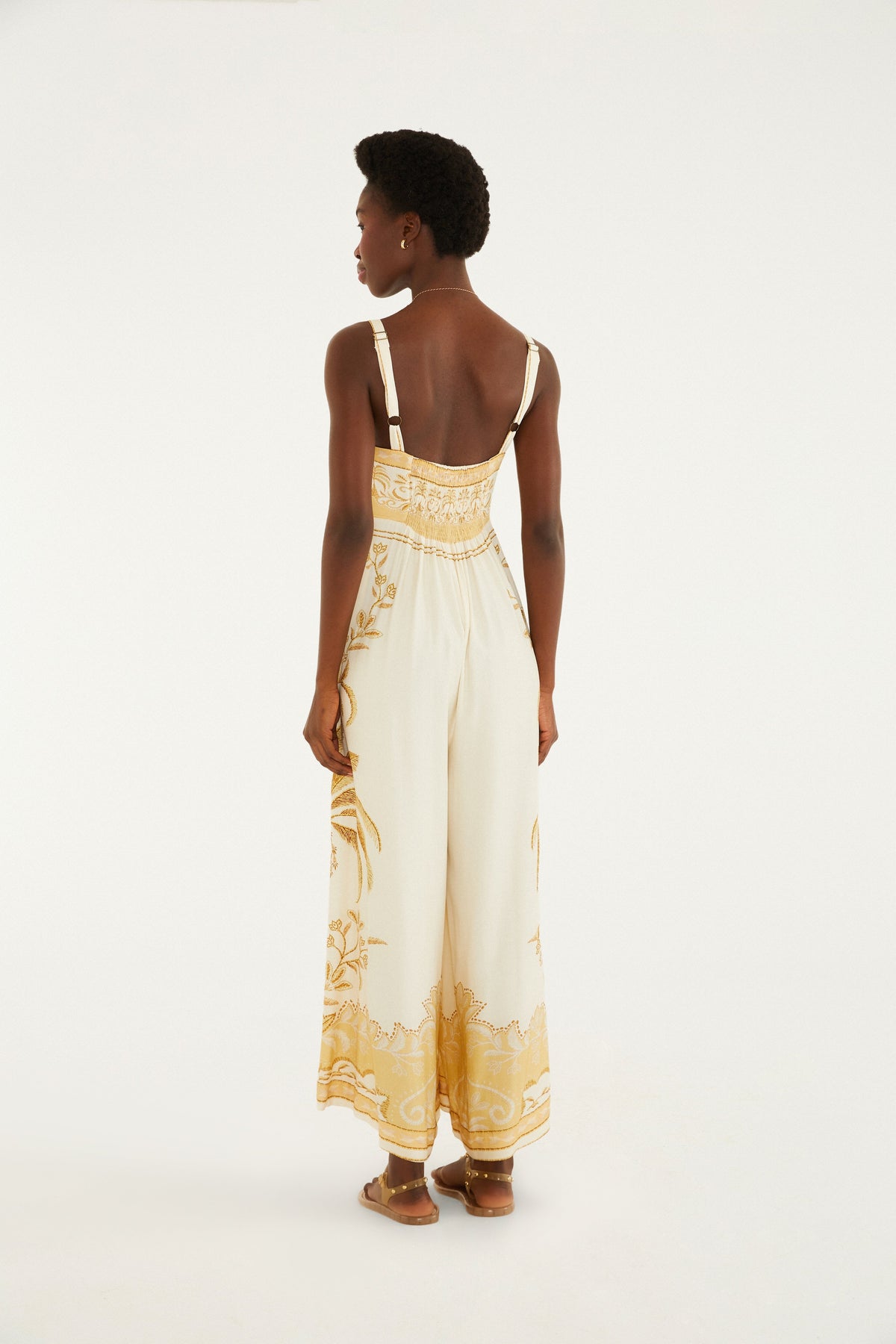 Jumpsuit  Estampado paisaje tropical