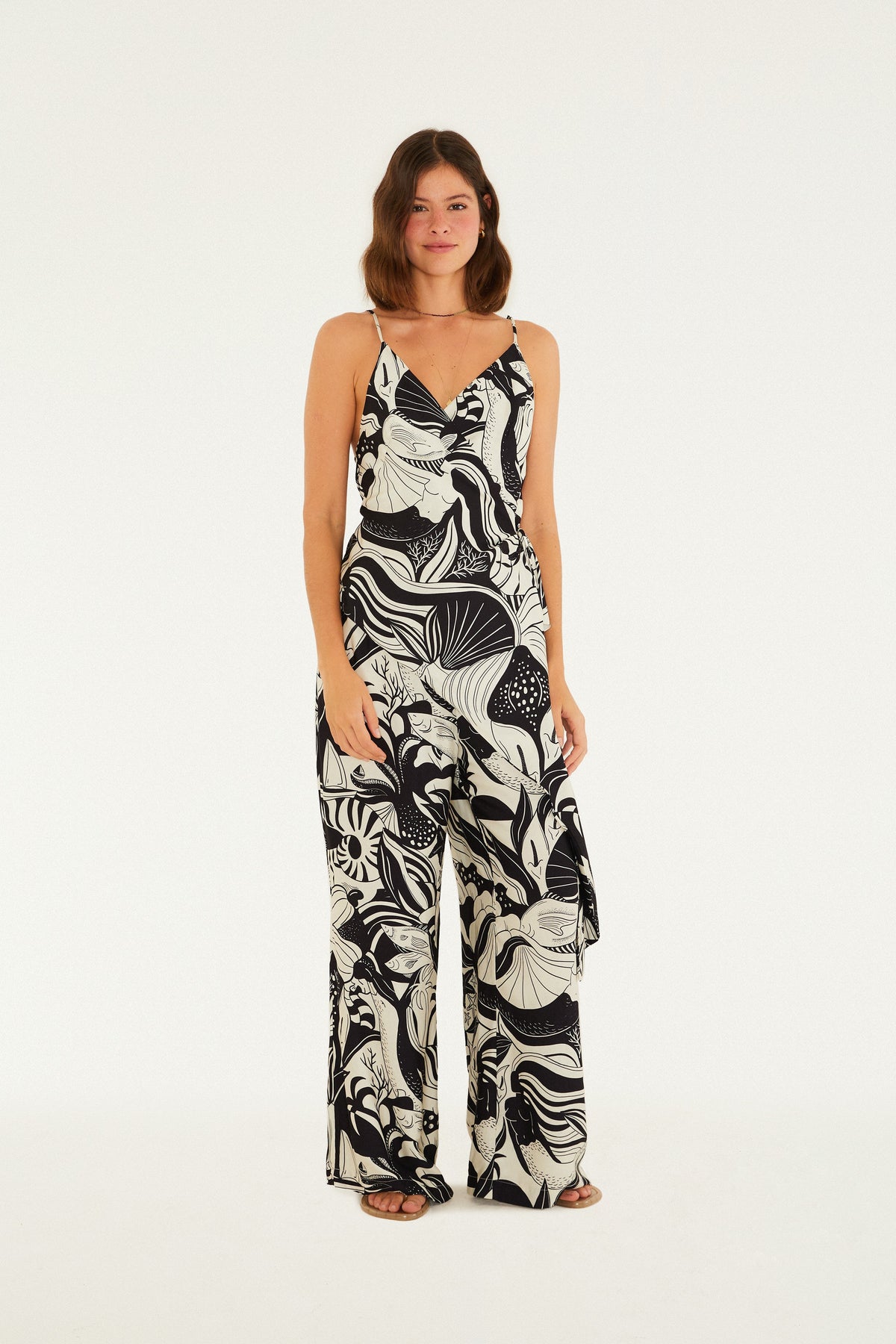 PANTALÓN ESTAMPADO MARINO