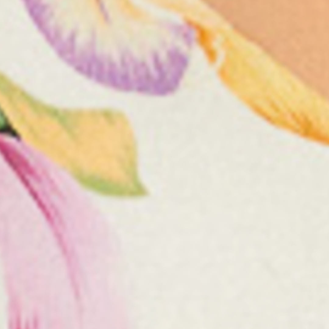 Vestido Midi Estampado Jardín de Orquídeas