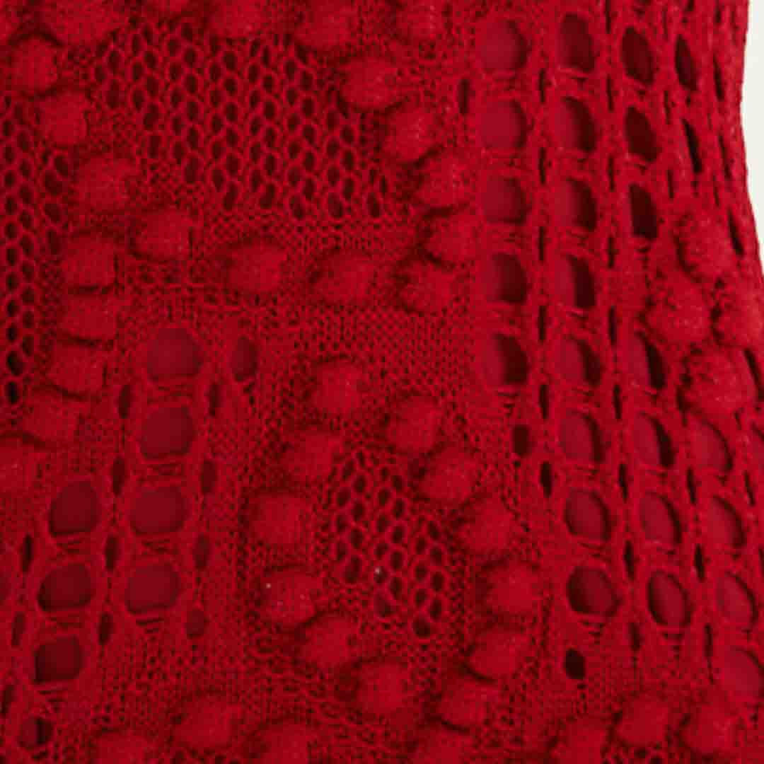 VESTIDO MIDI DE PUNTO ARTESANAL