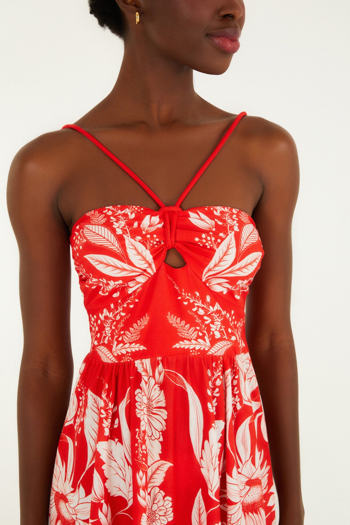 Vestido Midi Estampado Domitila