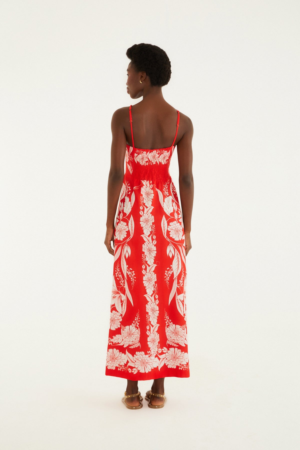 Vestido Midi Estampado Domitila