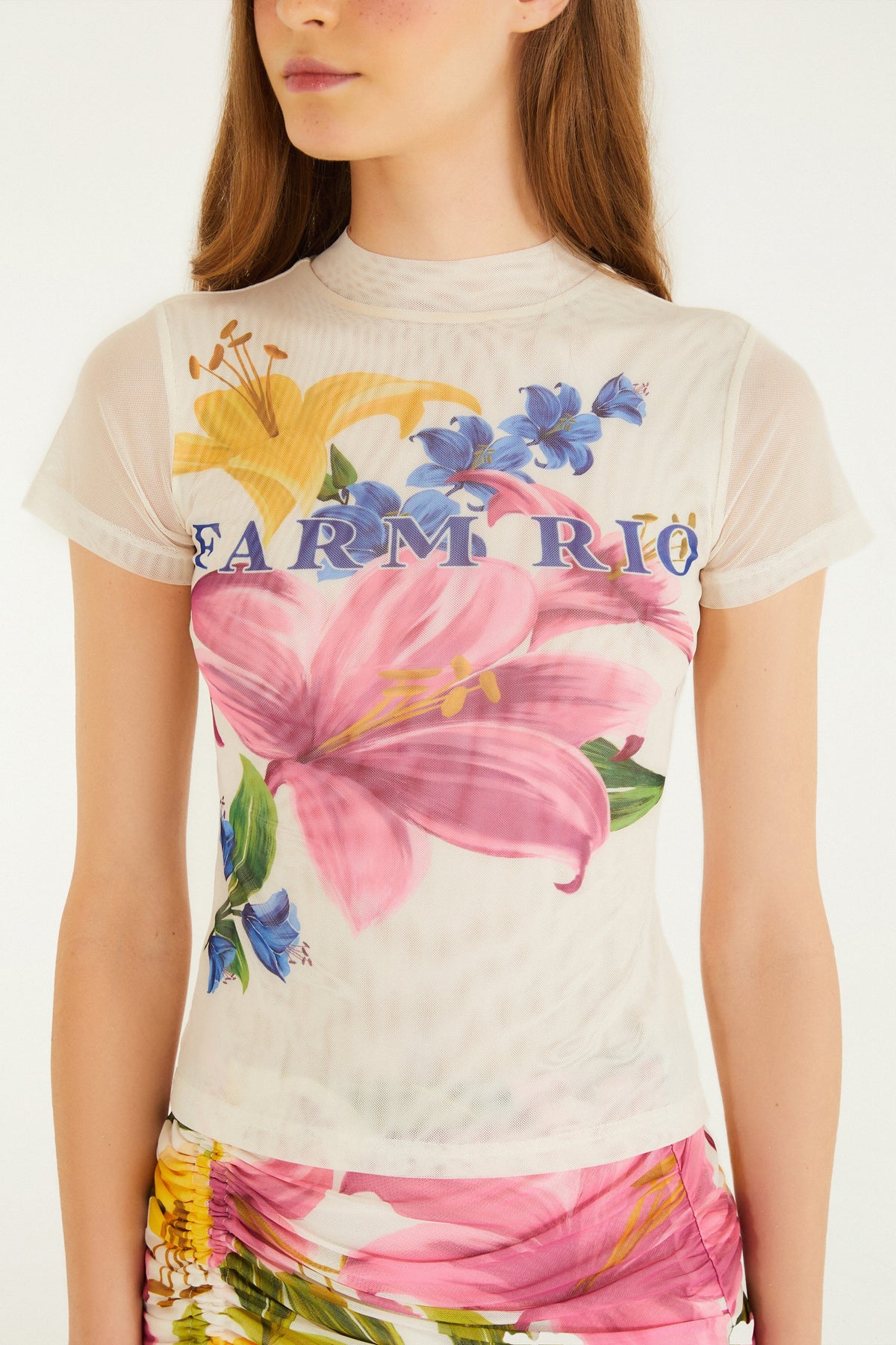 Top Tul Estampado Malu