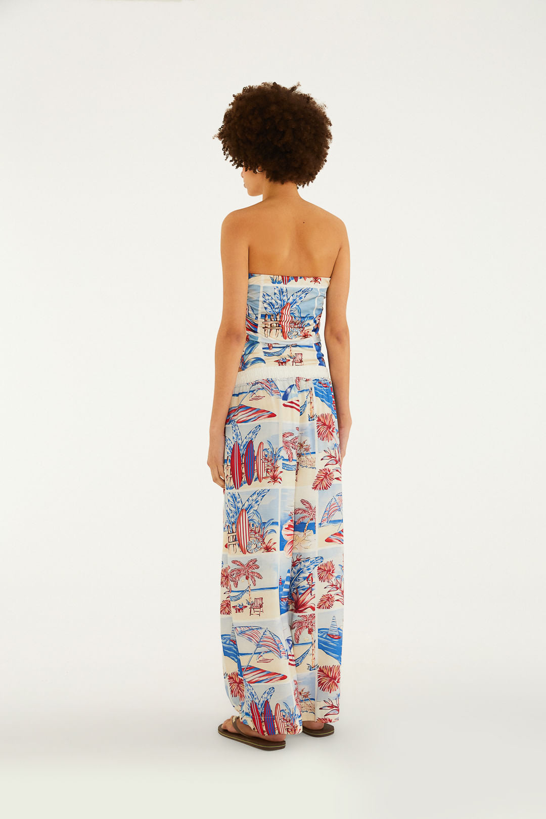 Pantalón Estampado Diario de Verano