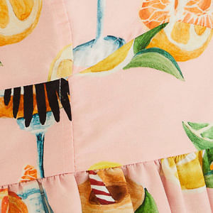 Vestido Mini Estampado Coctel