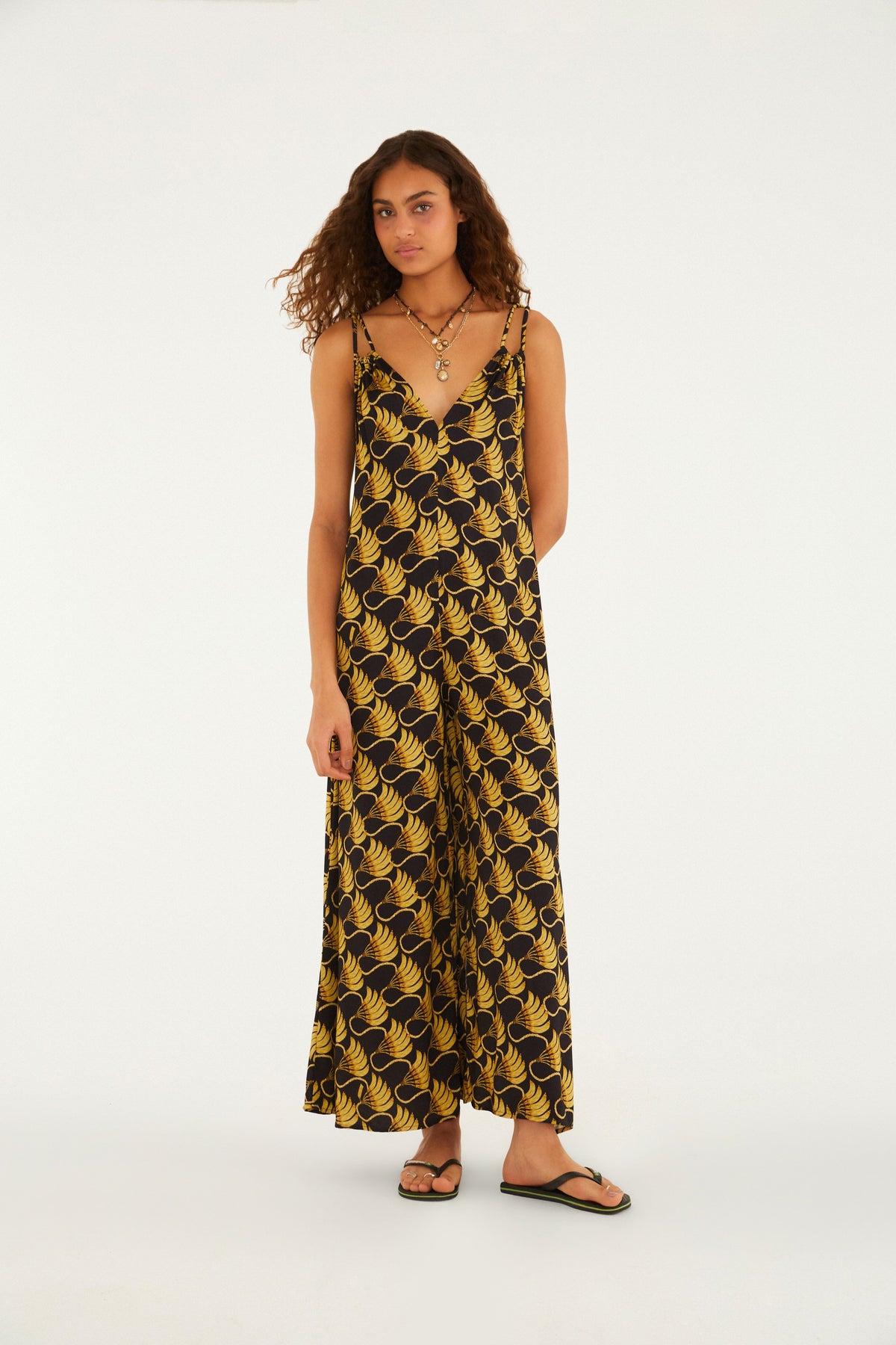 Jumpsuit Estampado Banana Tassel Mini