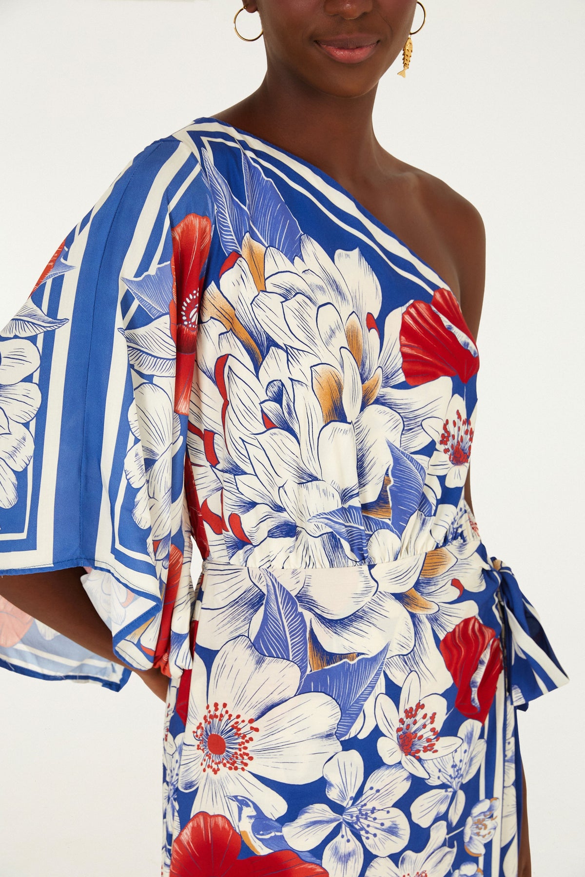 Vestido Largo Estampado Vera Lenço