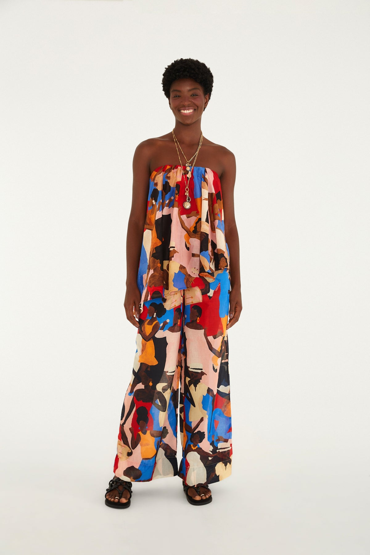 PANTALÓN ESTAMPADO SAMBA NO PÉ