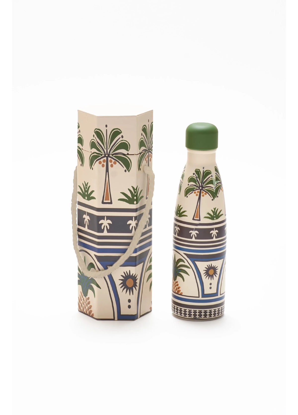 Garrafa Farm Glub Glub 500ML Jardim Tropical