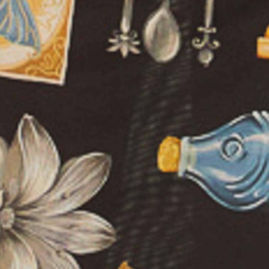 Vestido de Tul Estampado Bibelô