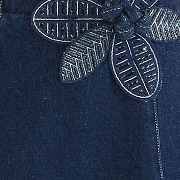 VESTIDO DE JEANS FLOR
