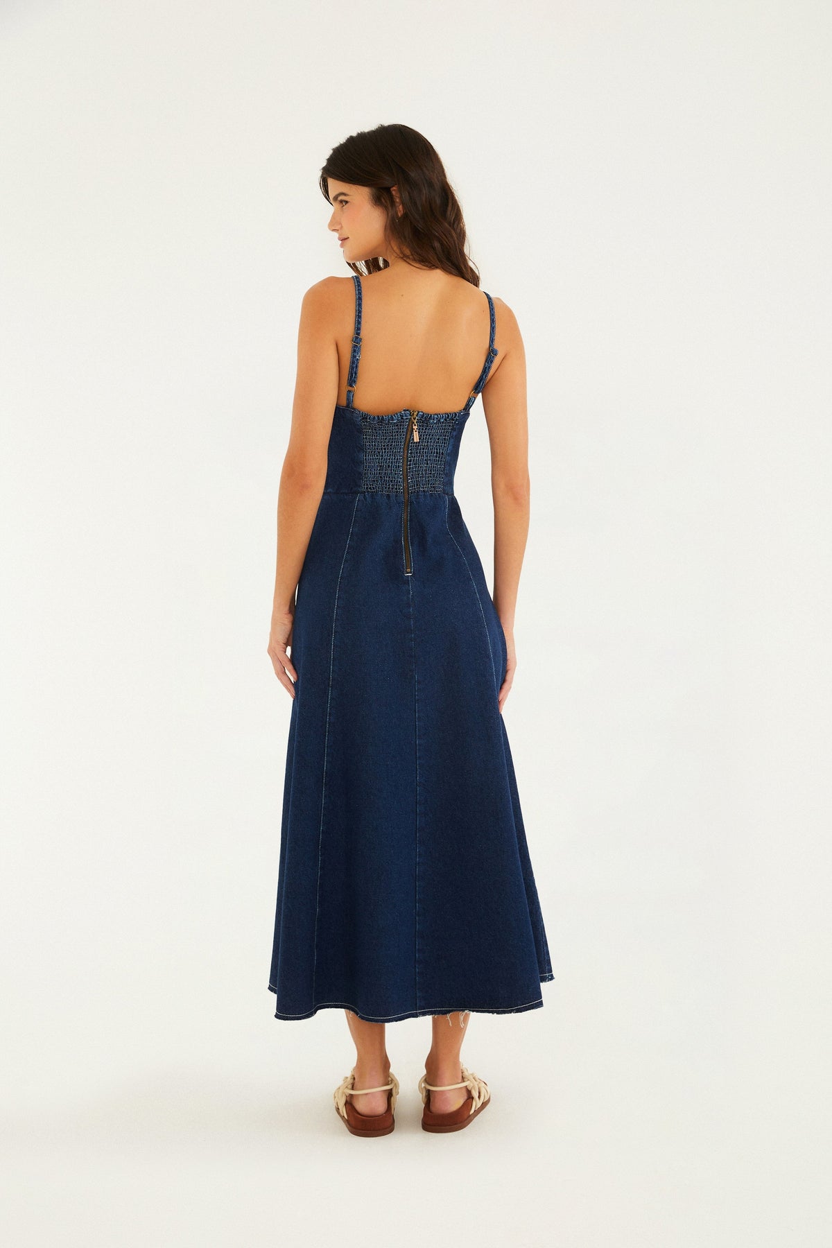 VESTIDO DE JEANS FLOR