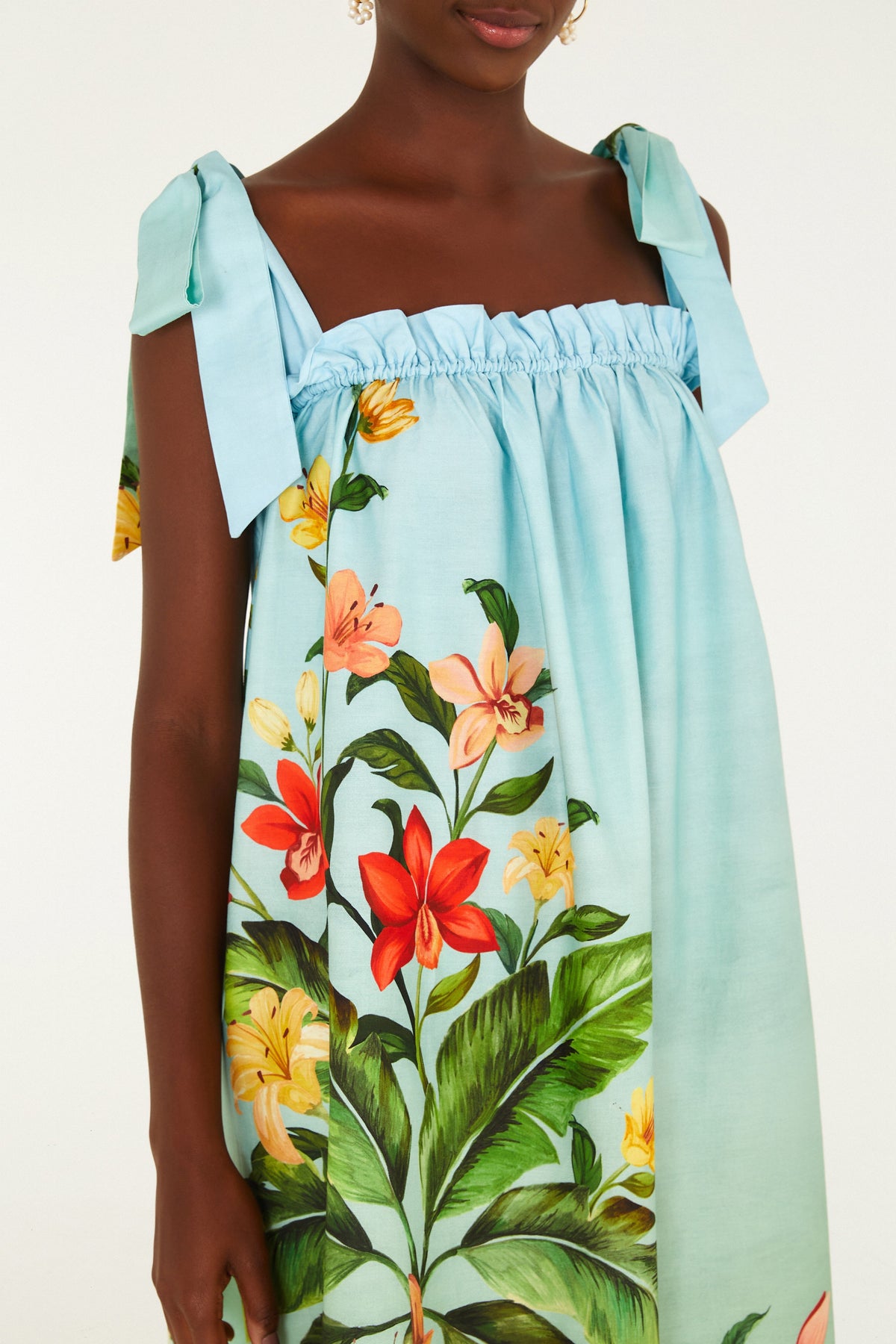 Vestido Estampado Jardim Eva