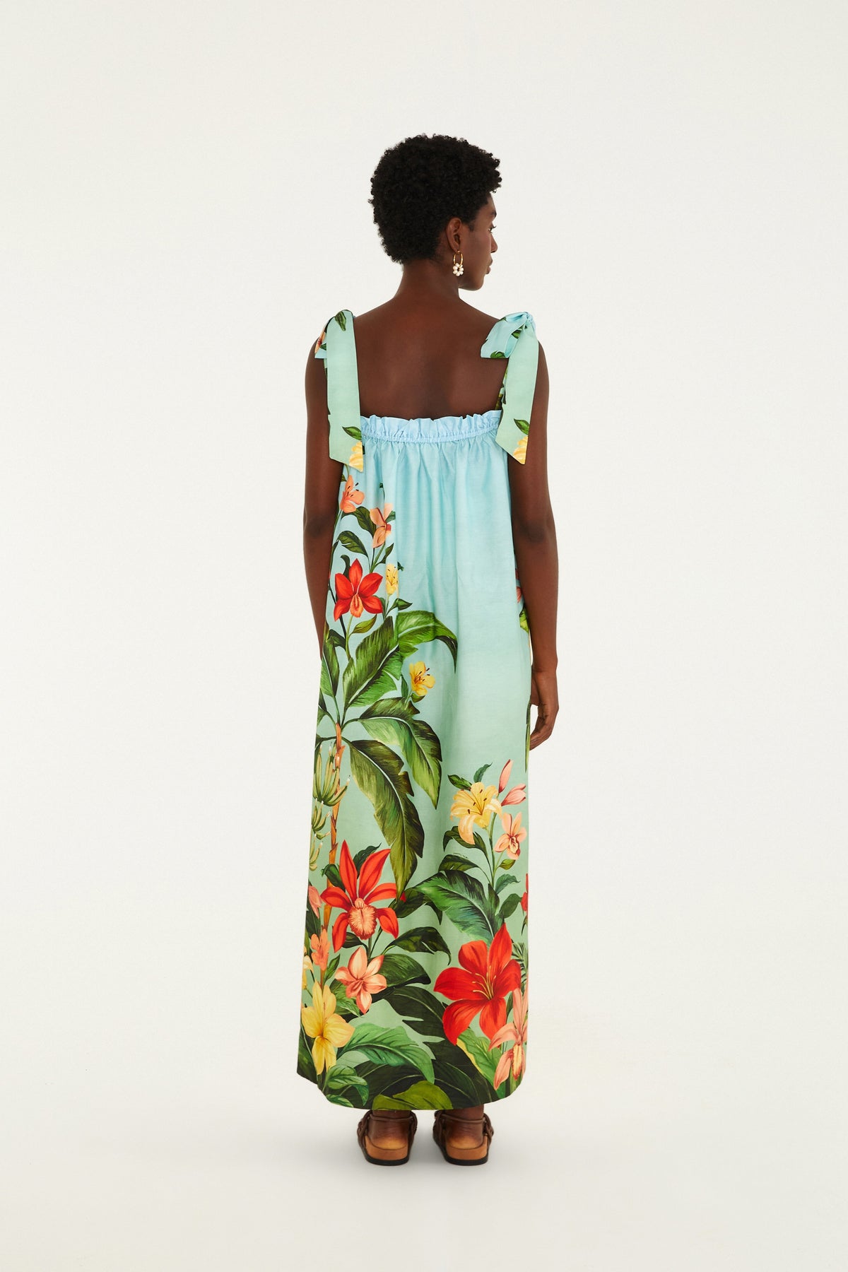 Vestido Estampado Jardim Eva