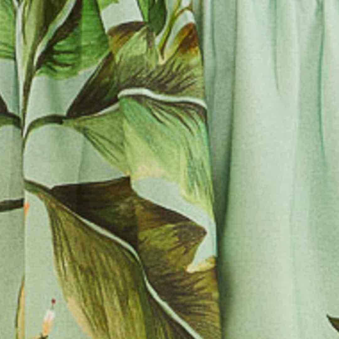 Vestido Curto Estampado Jardim Eva