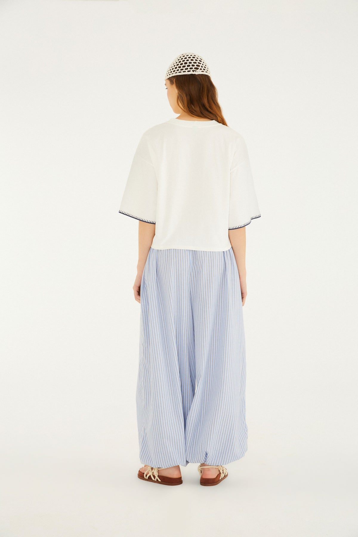 PANTALÓN ALADIM LISTRA AZUL