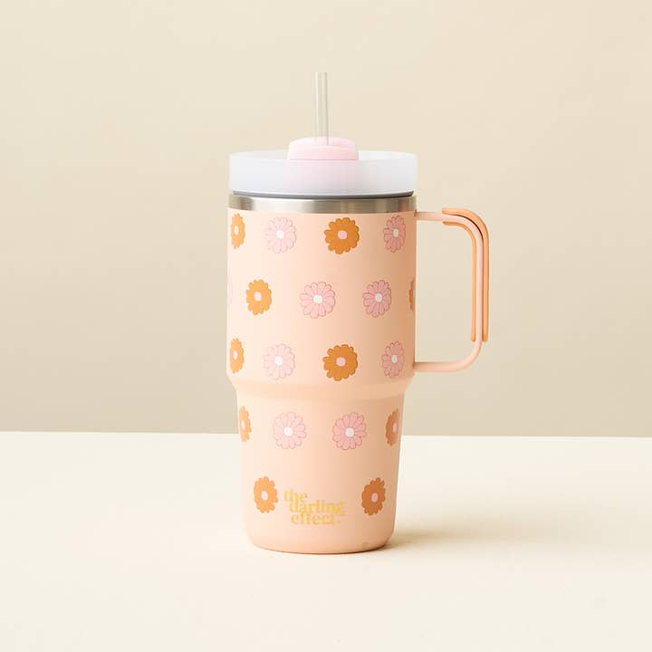 20 oz Mini On-The-Go - Darling Daisy Peach