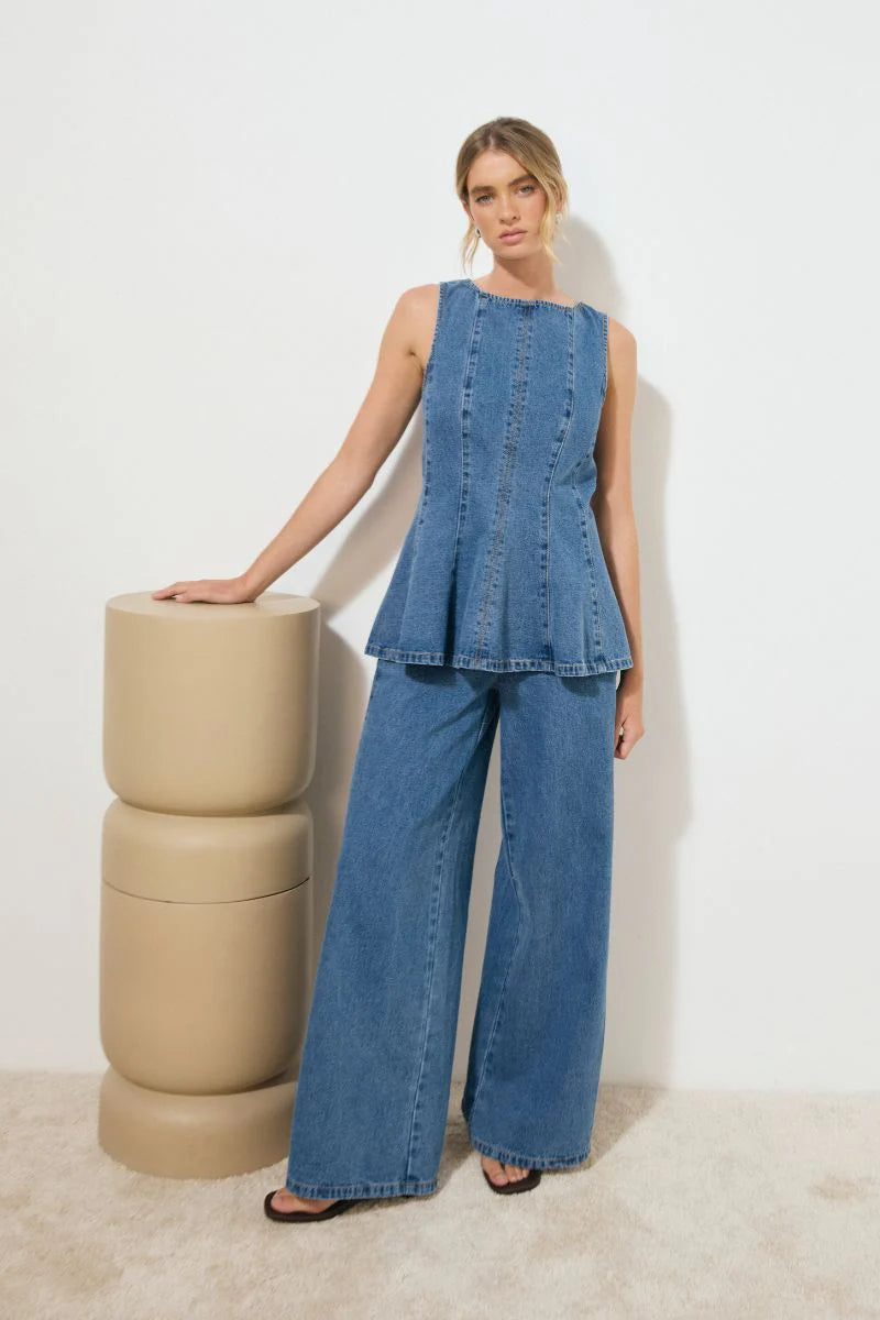 nomada denim top