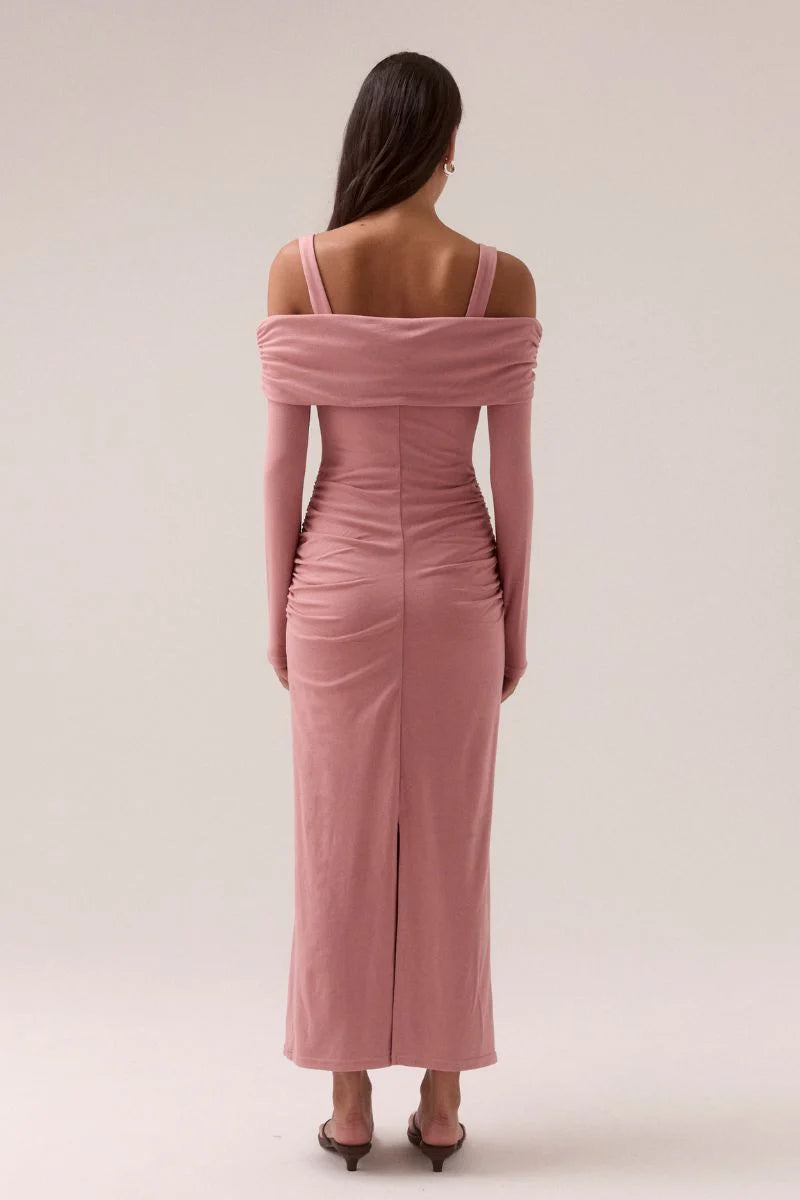 ELAIAN LONG-SLEEVE DRESS - BALLET