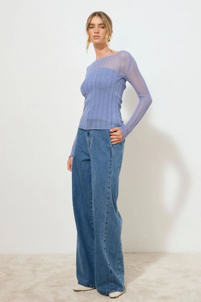 reflection knit top