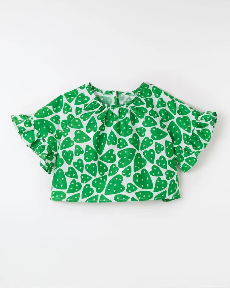 BLUSA CORAZON VERDE
