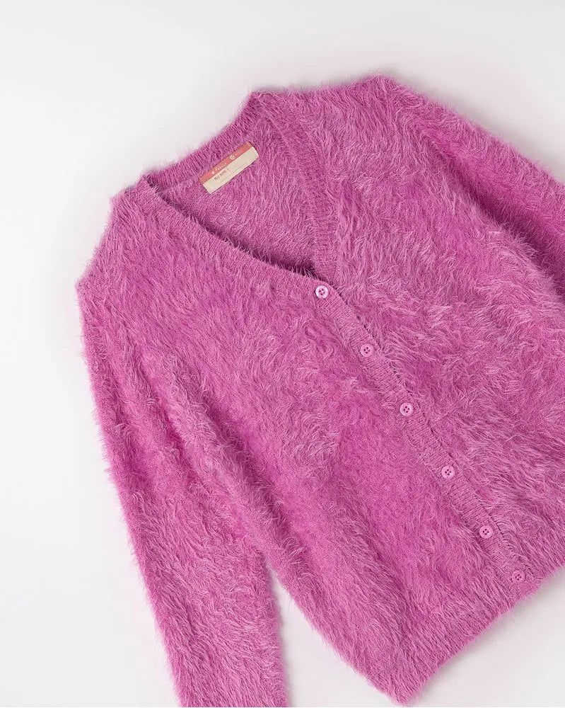 CARDIGAN TRICOT PELINHO TEEN