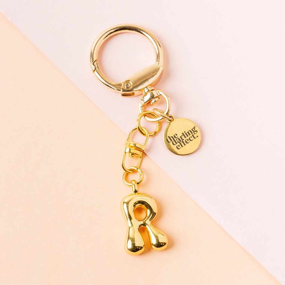 Bubble Letter Keychain Bag Charm