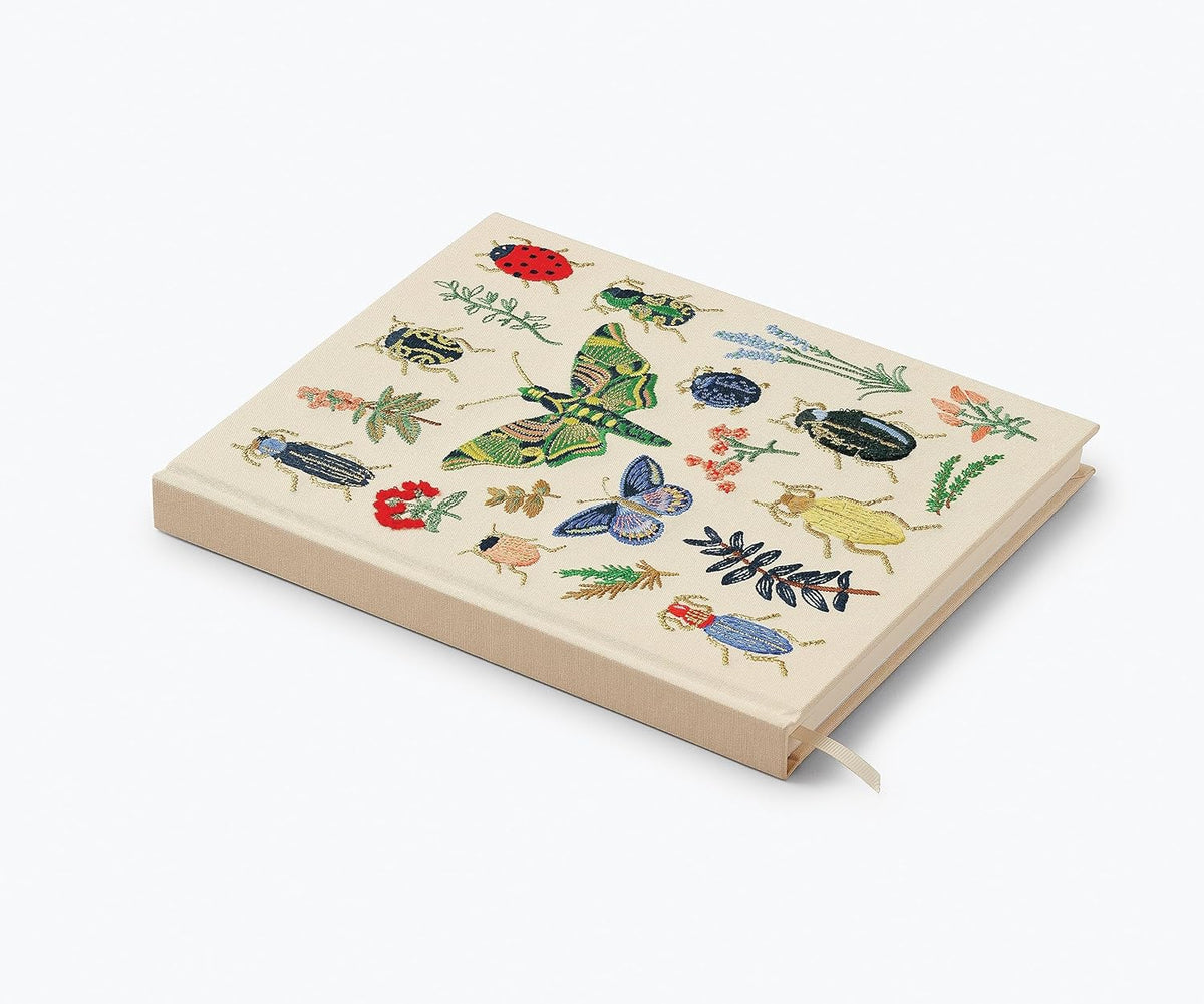 Curio Embroidered Fabric Sketchbook
