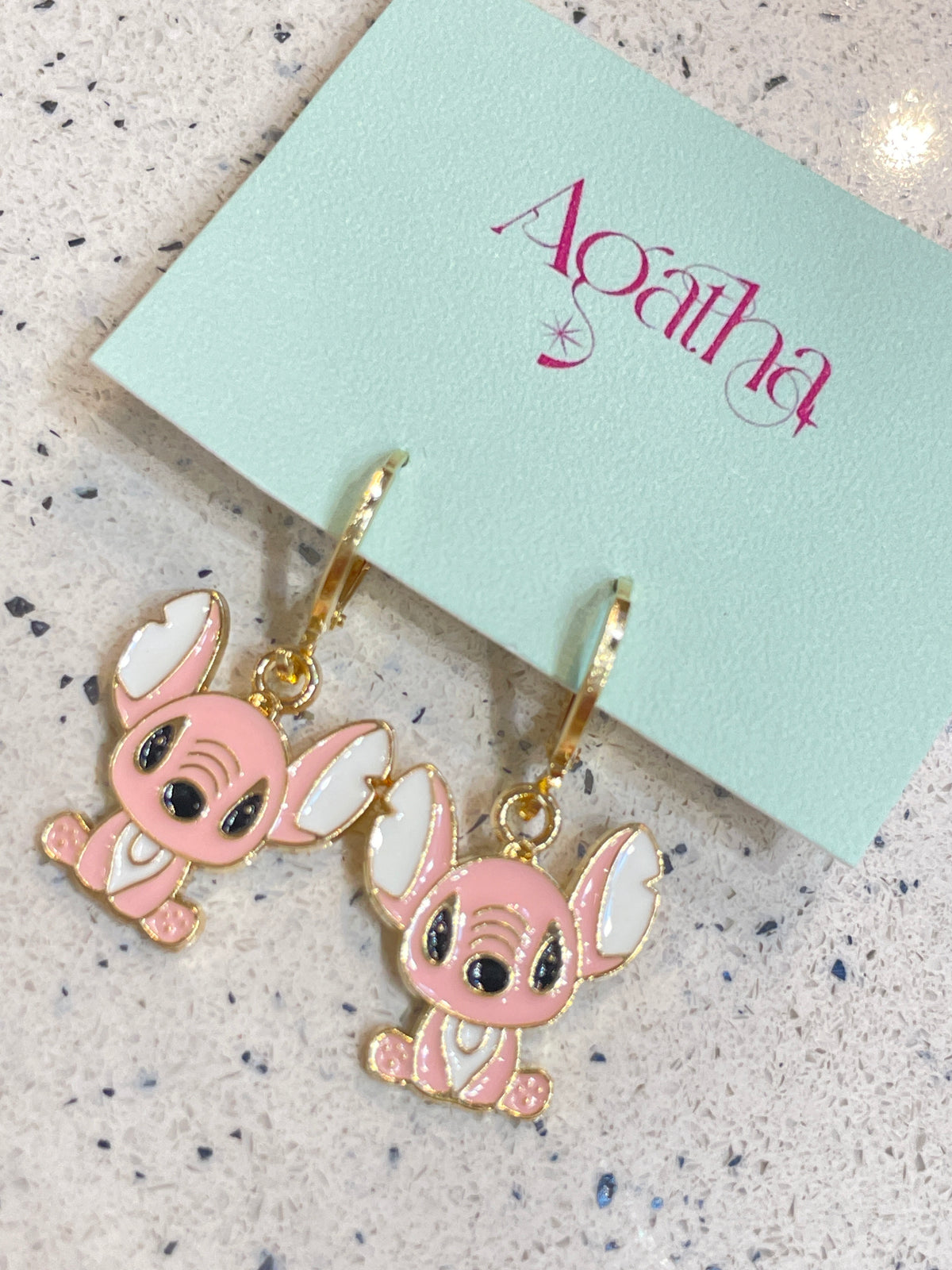 Stitch earring