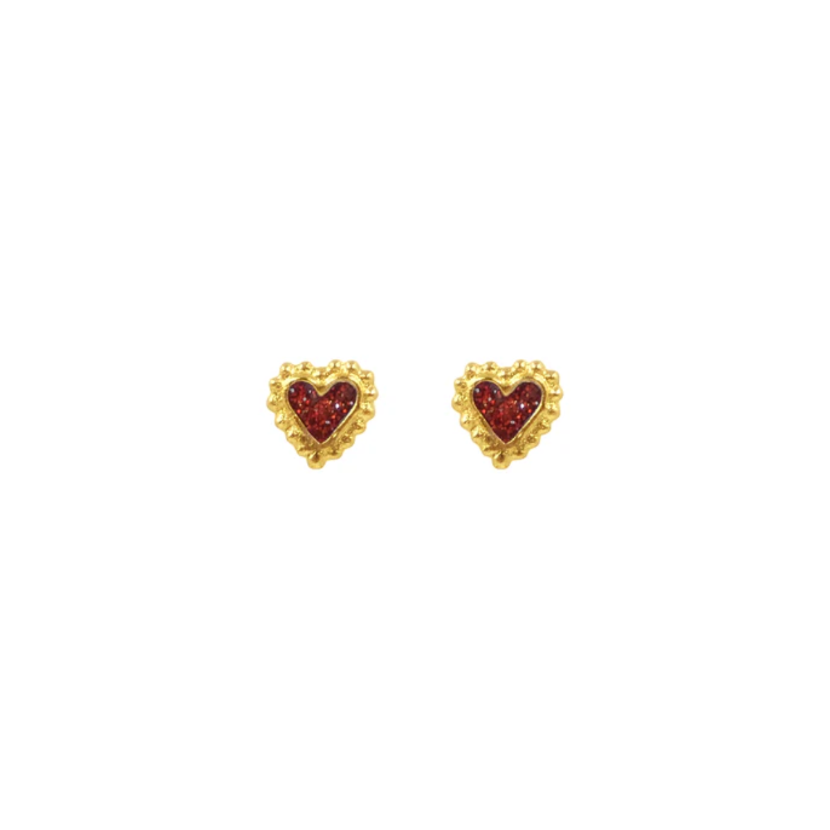TOPOS BABY BEATING HEARTS GLITTER