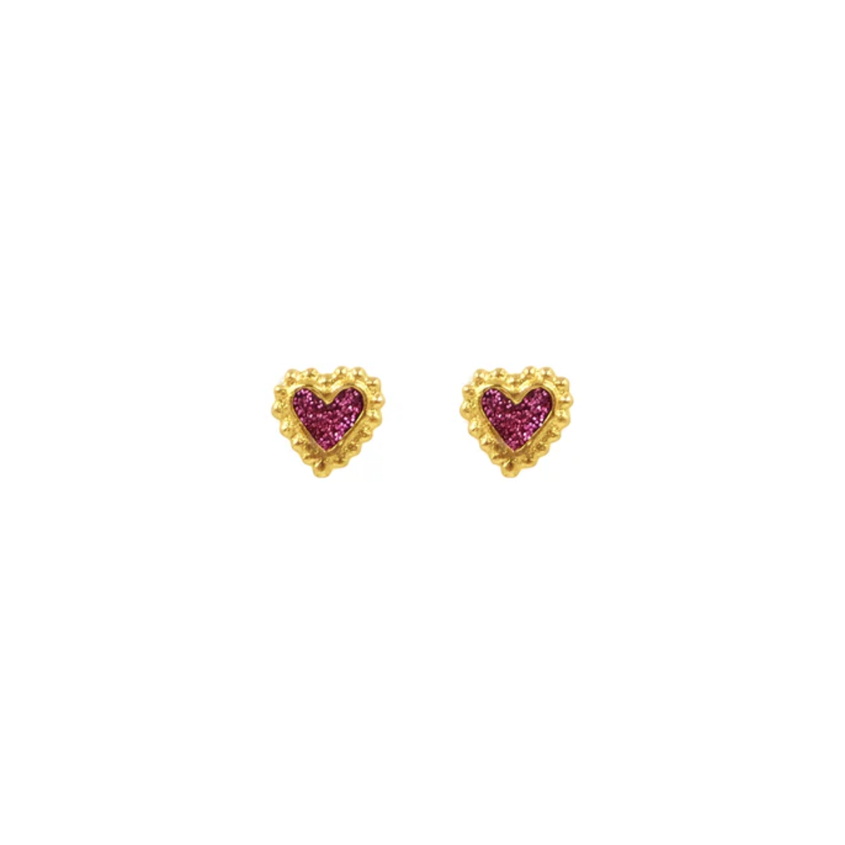 TOPOS BABY BEATING HEARTS GLITTER