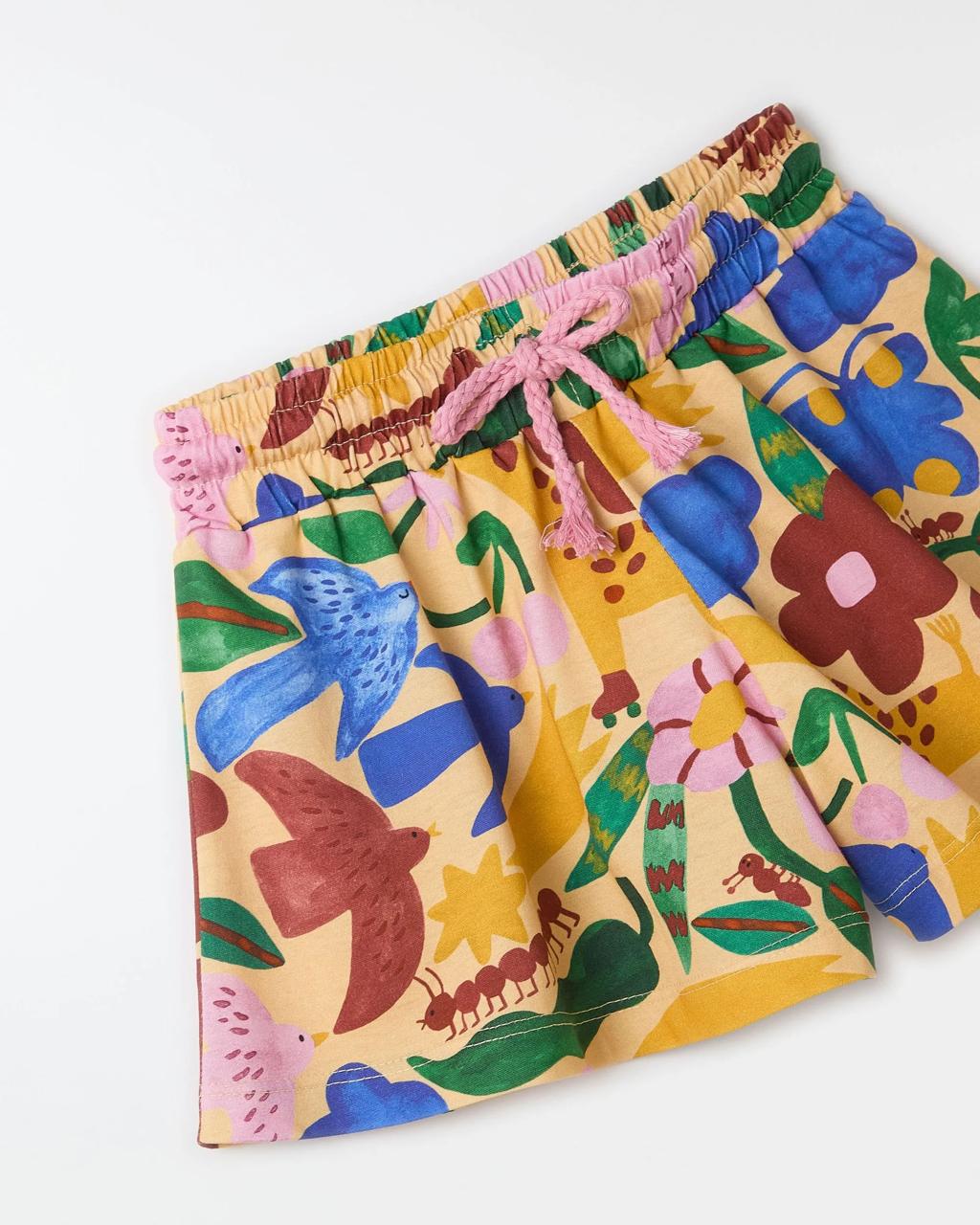 Short Malha Zoo Color