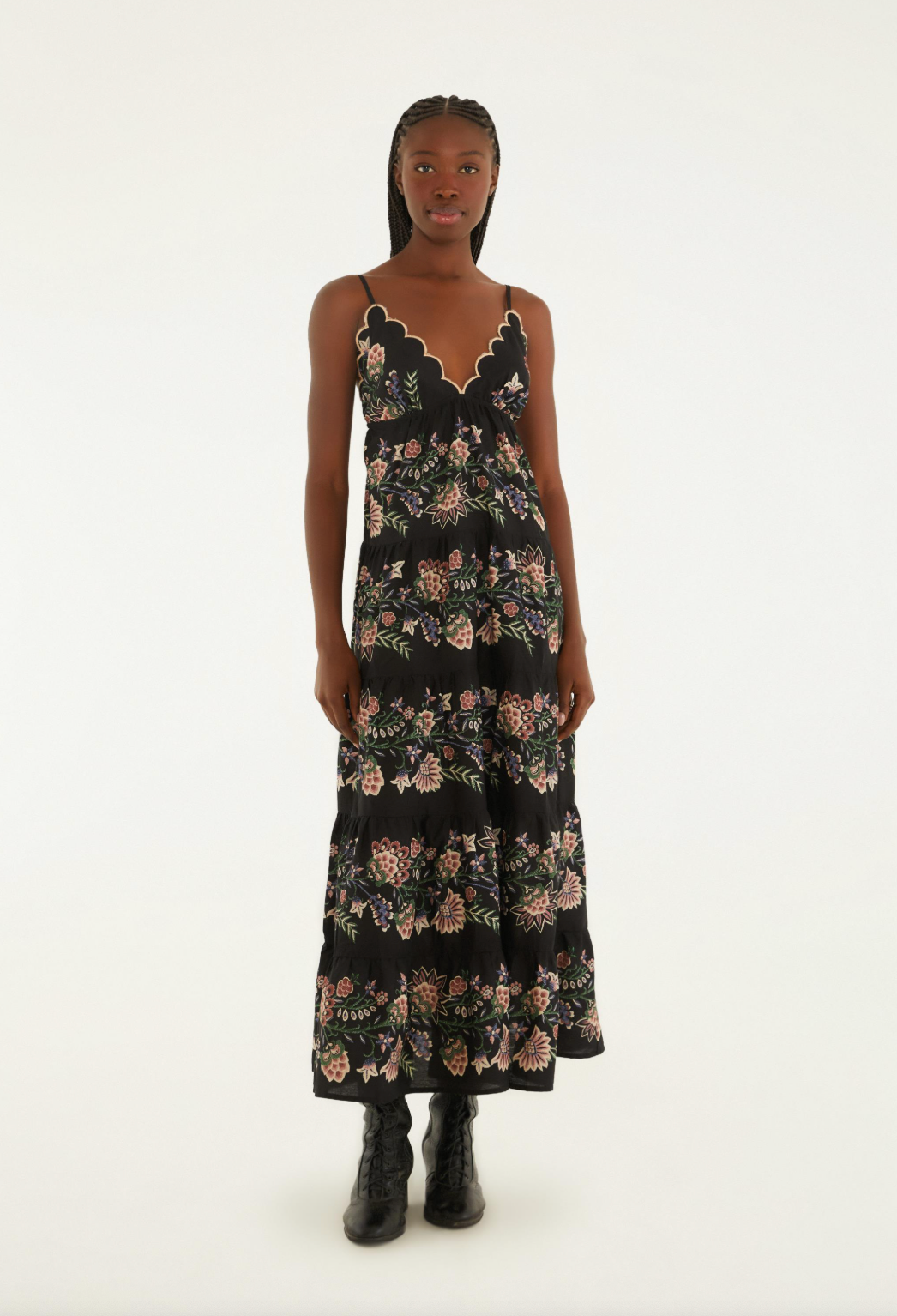Vestido Longo Jardim Maravilhoso