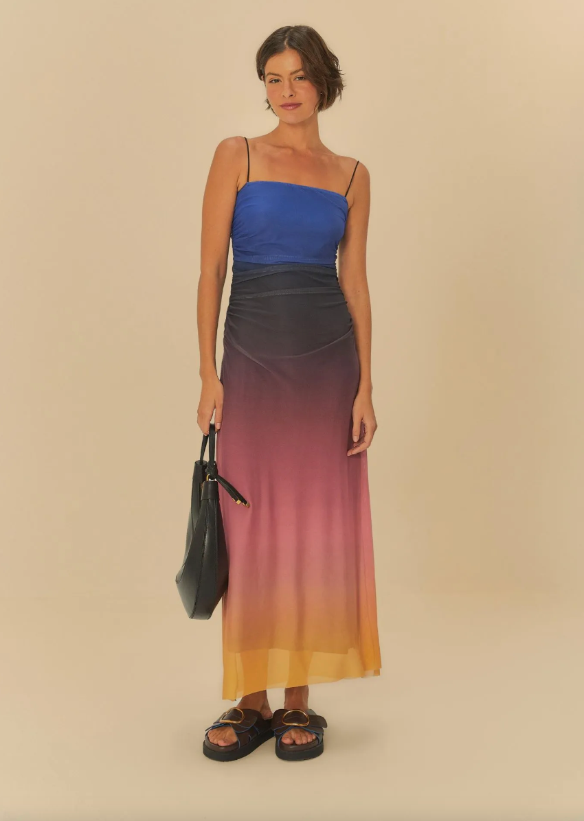 Vestido Tule Degrade Latina